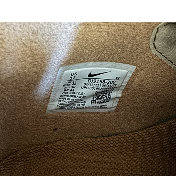 Nike Air Force 1 Mid '07 Flax/Wheat Gum Light Brown Shoes Size 12 EUC - Picture 9 of 12